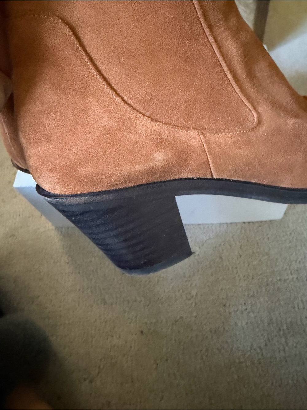 Rag & Bone Suede Block Heel Ankle Boot